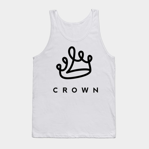 Crown Tank Top by Whatastory